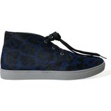 Dolce & Gabbana, Heren, Schoenen, Blauw, Maat: 43 EU Leer,
