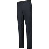 CMP - Zip Off Stretch Pant - Afritsbroek - Zwart - Stretch - 89% Polyester, 11% Elastaan