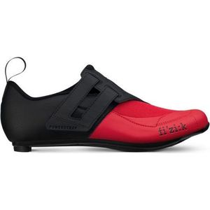 Fizik Transiro Powerstrap R4 Triathlon Schoenen, zwart/rood Schoenmaat EU 48