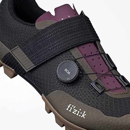 Fizik Vento Ferox Carbon Clip-in fietsschoenen, modder/druif, maat 36 EU