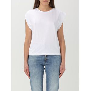 Dondup, Dames, Tops, Wit, Maat: L Katoen,