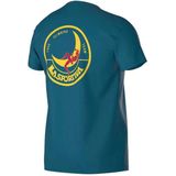 La Sportiva - Climbing on the Moon - T-shirt - Blauw - Korte Mouwen