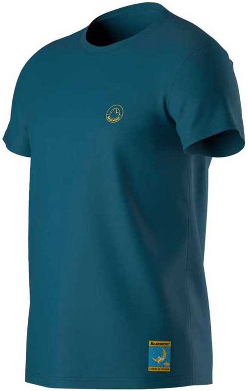 La Sportiva - Climbing on the Moon - T-shirt - Blauw - Korte Mouwen