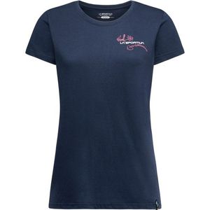 La Sportiva - Climb Flower - T-shirt - Blauw