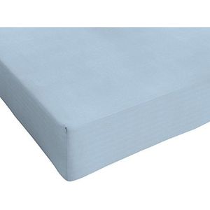 Max color STMXAZZURRO1P Bedlaken, 25 cm, 100% katoen, lichtblauw