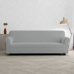 Italian Bed Linen PRETTY Bankovertrek, bi-elastisch, rekbaar, lichtgrijs, 3-zits