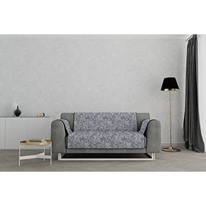 Italian bed linnen ""Glamour"" antislip sofa-afdekking, donkerblauw, 2 plaatsen