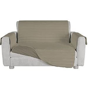 MB HOME BASIC Cozy Bankovertrek, antislip, voor 2-zits, taupe