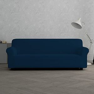 Dromen en Capricci bankovertrek, elastisch, Iris, donkerblauw, 3-zits