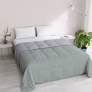 Italian Bed Linen Romantisch zomerdekbed, grijs/zilver, voor tweepersoonsbed