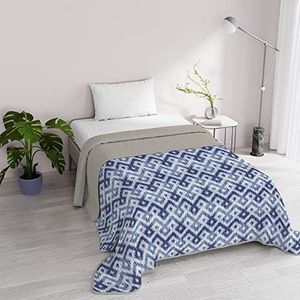 Italian Bed Linen Zomerquilt FANTASY, Microfiber, Klein Dubbel 220x270cm, Rombi
