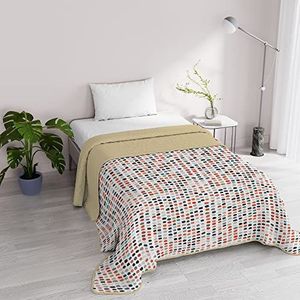 Italian Bed Linen Zomerquilt FANTASY, Microfiber, Klein Dubbel 220x270cm, Schets