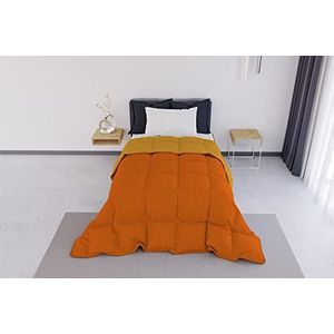 Italian Bed Linen ELEGANT Winter Dekbed, Oranje/Geel, 220x260cm