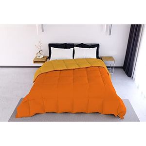 Italian Bed Linen ELEGANT Winter Dekbed, Oranje/Geel, 260x260cm