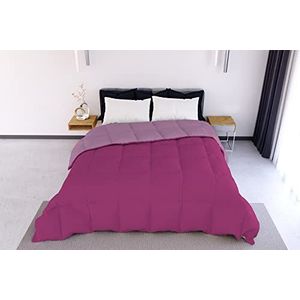 Italian Bed Linen ELEGANT Winter Quilt, Fuchsia/Lila, 260x260cm