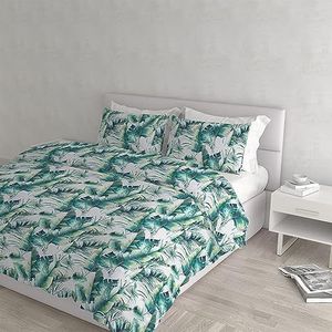 Italian Bed Linen DAFNE microvezel beddengoedset, Maui, voor tweepersoonsbed