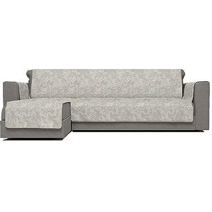 Italian Bed Linen Glamour, antislip bankovertrek met schiereiland SX, beige, 240 cm