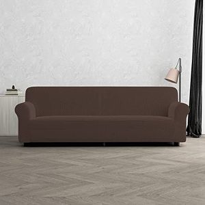 Italian Bed Linen Elastische bankovertrek Fashion Brown 4-zits