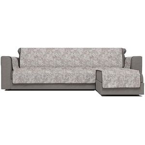 Glamour Bankovertrek, antislip, gemaakt in Italië, voor schiereiland rechts, bruin, 190 cm