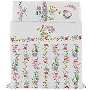 Italian Bed Linen JOLIE sprei en kussenslopen met digitale print, karin, voor tweepersoonsbed