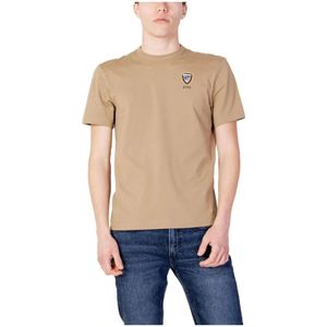 Blauer, Heren, Tops, Beige, Maat: 2XL Katoen,