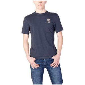 Blauer - Blue Shield - T-shirt - Blauw - 100% Katoen