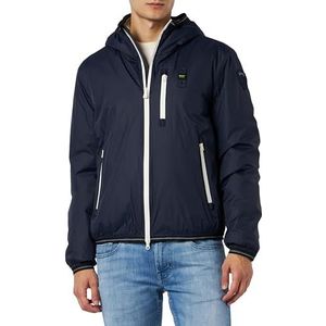 Blauer Korte jas, gevoerd, voor heren, 888 Blauw, 3XL