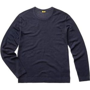 Blauer Gebreide trui met ronde hals voor heren, 888 Blauw, 42 NL