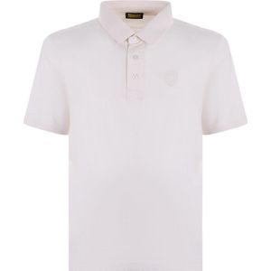 Blauer, Heren, Tops, Wit, Maat: L Katoen,