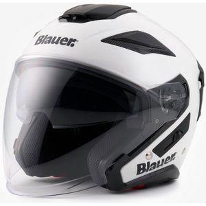 Blauer JJ-01 Monocolor - Jethelm - Wit - Lichtgewicht