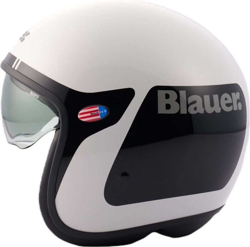 Blauer - Pilot GO - Jethelm - Wit Zwart