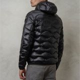 Blauer - Wave - Gewatteerd Donsjack - Zwart - Vaste Capuchon