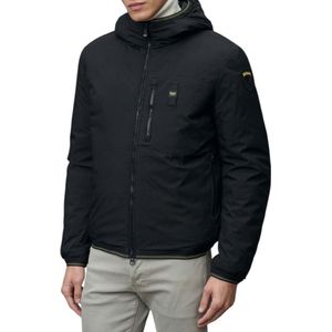 Blauer - Zwarte Effen Hoodie - Heren - Polyester