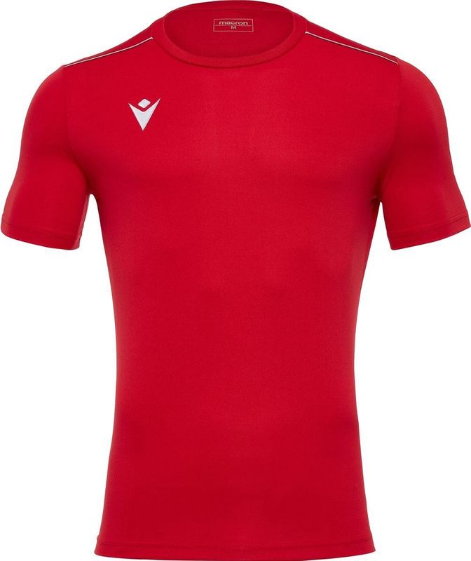 Macron Rigel Hero Shirt Korte Mouw Kinderen - Rood | Maat: 128