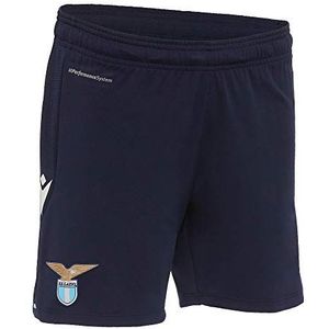 Macron SSL M20 Short Gara Third, officiële Jr, kindershort derde-SS Lazio 2020/21, blauw, JL