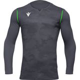 Macron - Ares - Keepershirt - Antraciet / Fluogeel - Lange Mouw - Kinderen