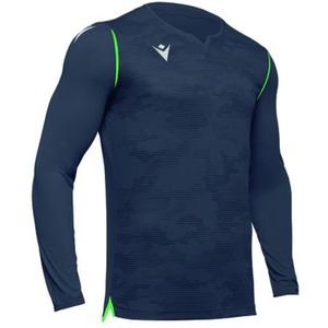 Macron Ares Keepershirt Lange Mouw Heren - Antraciet / Fluogeel | Maat: XL