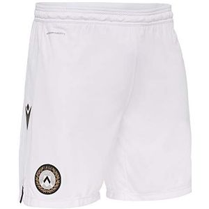Macron UDI M20 Officiële SR, Short Wedstrijd Home Udinese Voetbal 2020/21, heren, wit, XXL