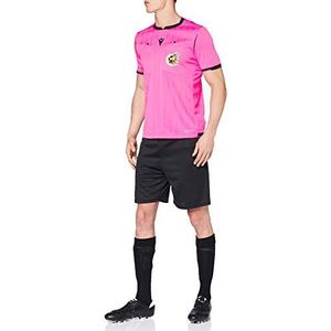 Macron Rfef 20 Match Day Man Shirt Referee SS Npnk/Blk SR