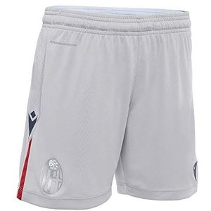 Macron Bfc M20 Gara Jr, Short Away Bologna FC kinderen 2020/21 jongens, grijs, JM