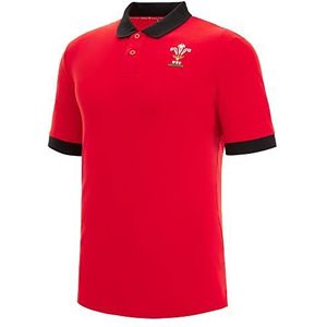 Katoenen Poloshirt - Rood - Pays de Galles Rugby 2020/21