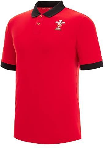 Katoenen Poloshirt - Rood - Pays de Galles Rugby 2020/21