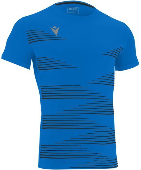 Macron - Ivan - Hardloopshirt - Lichtgewicht - Zwart - Zephiro-materiaal