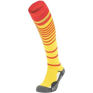 Macron - Target - Voetbalkousen - Geel / Rood - Polyester / Katoen / Polyamide / Elastan