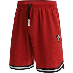 Macron - Athleisure Scc Acapulco basketbalshorts Deep Red Man, herenshorts