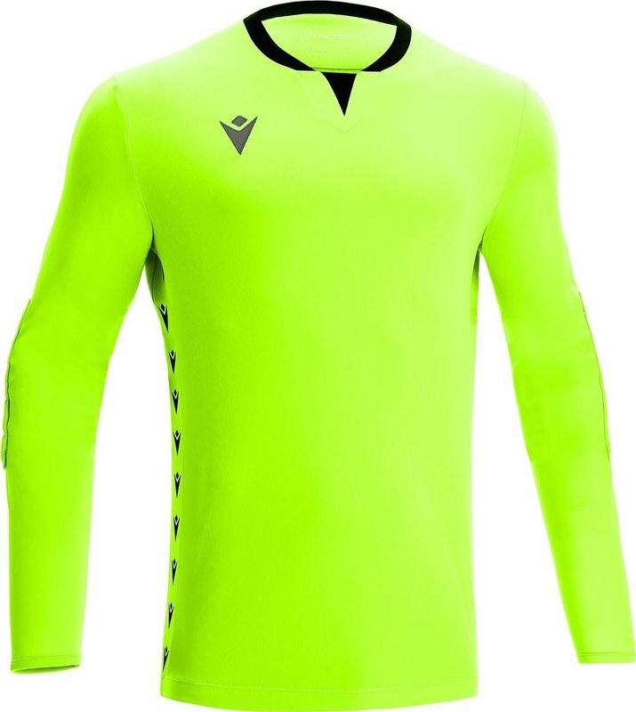 Macron Eridanus Keepershirt Lange Mouw Kinderen - Fluogeel Zwart Y