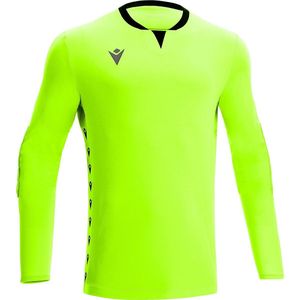 Macron Eridanus Keepershirt Lange Mouw Kinderen - Fluogeel Zwart Y