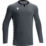 Macron - Eridanus Keepershirt - Lange Mouw - Antraciet / Zwart - 100% Polyester