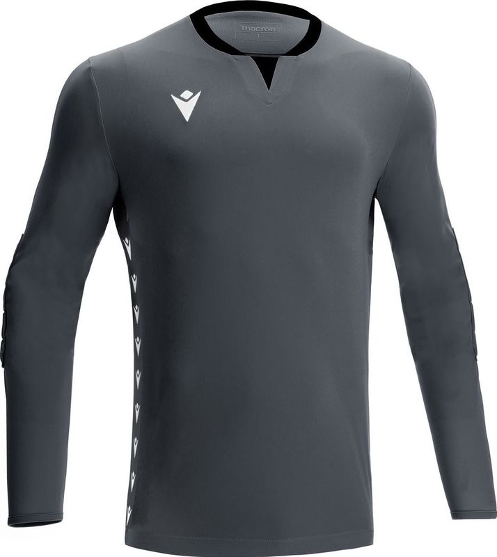 Macron - Eridanus Keepershirt - Lange Mouw - Antraciet / Zwart - 100% Polyester