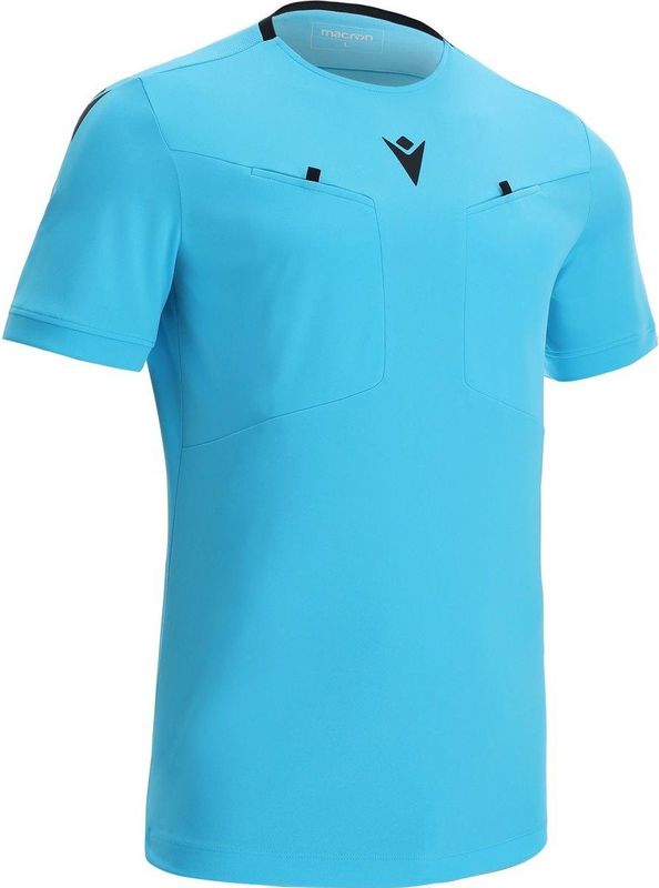 Macron Frisk Scheidsrechtersshirt Korte Mouw Heren - Neon Sky